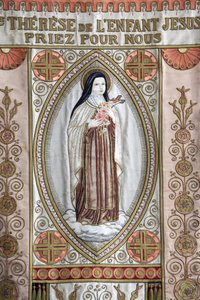 Afiş: ""St. Therese of the Child Jesus, bizim için dua et."", Honfleur, Fransa by Unbekannt