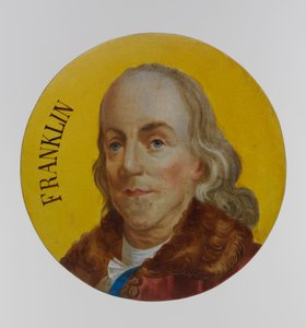 Benjamin Franklin (fayans) by Unbekannt
