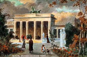Berlin - Brandenburger Thor. Brandenburg Kapısı