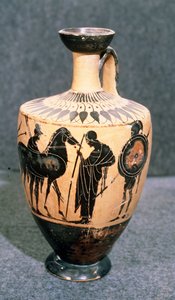 Siyah figürlü Attic vazo, MÖ 5. yy by Unbekannt