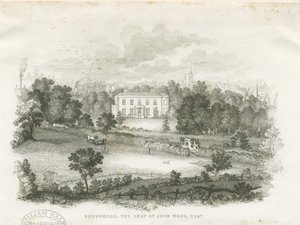 Burslem - "Brownhills" Evi: gravür ve [? 19. yüzyıl] by Unbekannt