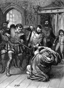 Kardinal Beaton suikasta kurban gitti, 29 Mayıs 1546 by Unbekannter Künstler
