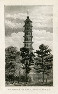Çin Pagodası, Kew Bahçeleri by Unbekannt