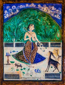 Virtüöz ince tablolarla Chittra Shala avlusu, Taragarh Kalesi, Bundi, Bundi, Rajasthan, Hindistan, Asya (fotoğraf) by Unbekannter Künstler