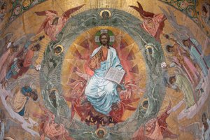 Dökülen Kan Üzerindeki Kurtarıcı Kilisesi veya Diriliş Kilisesi; Saint-Petersburg Rusya by Unbekannt