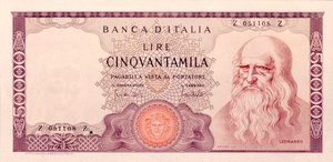 Elli bin Lire (s/b fotoğraf) by Unbekannt