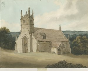 Clent - St. Kenelm Şapeli: suluboya resim ve [c 1820] by Unbekannt
