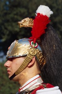 Kask takan cuirassier yakın çekim by Benjamin Baud