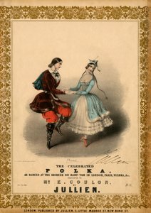 Polka dansı yapan çift by Unbekannter Künstler