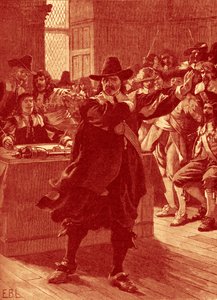 Cromwell uzun parlamentoya hitap ediyor by Unbekannter Künstler