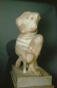 Çömelmiş Afrodit, MÖ 3. yüzyılın sonlarına ait orijinal Yunan bronzunun Roma kopyası (mermer) by Unbekannt