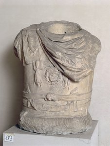 Cuirass, Roma (mermer) by Unbekannt