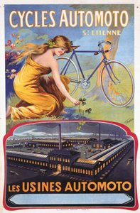 Döngüler Automoto St Etienne - Automoto Fabrikaları', c 1914 by Unbekannt
