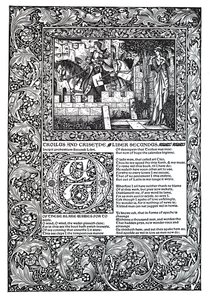 Geoffrey Chaucer tarafından dekoratif şiir by Unbekannt