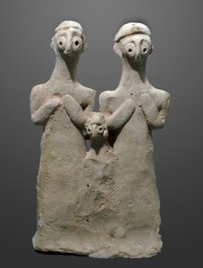 Bir aile grubunun heykelciği, MÖ 2000-1500 by Unbekannt