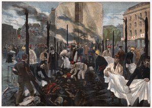 Bazar de la Charite'de yangın by Unbekannter Künstler