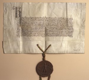 Charles Üniversitesi Kuruluş Sözleşmesi (kağıt üzerine mürekkep) by Unbekannt