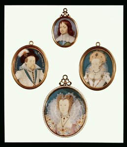Dört minyatür: Charles II, D. Desgranges tarafından çocukken by Unbekannt
