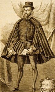 Francisco Pizarro (gravür) by Unbekannter Künstler