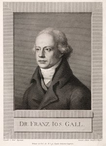 Franz Joseph Gall, Alman anatomist ve frenolog, c 1800 by Unbekannt
