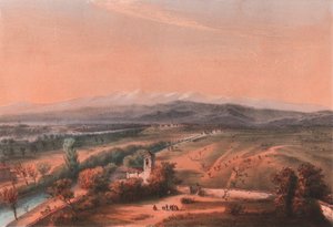 Magenta, Lombardiya savaş alanının genel görünümü by William M. Timlin