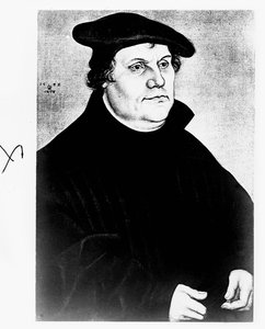 Alman reformcu Martin Luther by Unbekannter Künstler