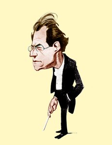 Gustav Mahler. Avusturyalı besteci Oscar Garvens