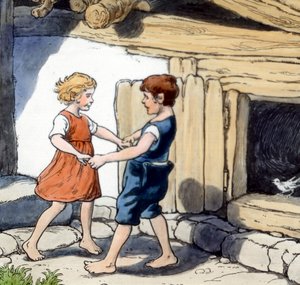 Hansel ve Gretel by Unbekannter Künstler