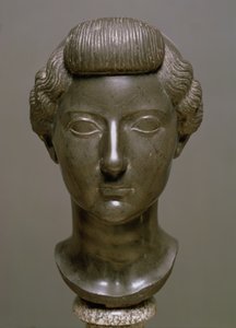 Livia Drusilla'nın başı (MÖ 56-MS 29) Roma, MÖ 30 dolayları (bazalt) by Unbekannt