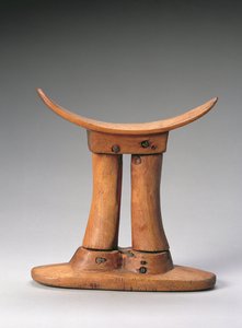 Koltuk başlığı, Mısır, Yeni Krallık, c.1550-1069 MÖ (ahşap) by Unbekannt