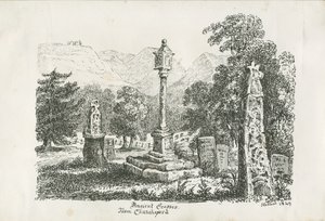 İlam Kilisesi - Eski Haçlar: litografi, 1849 by Unbekannt