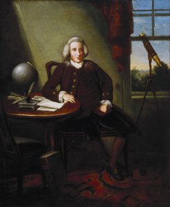 James Ferguson (1710-1776), İngiliz astronom ve sanatçı (ressam), çalışmasında by Unbekannter Künstler