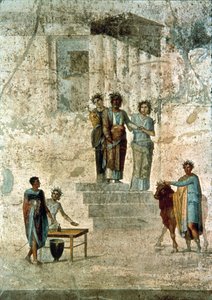 Jason ve Pelias, Jason Evi'nden veya Ölümcül Aşklar, Pompeii'den by Unbekannter Künstler