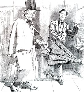 Joseph Chamberlain ve William Ewart Gladstone. by Unbekannt