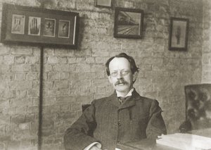 Joseph John Thomson, İngiliz fizikçi, c 1900 by Unbekannter Künstler