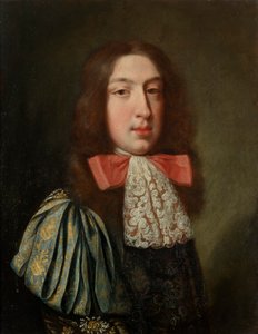 Dantel jabot ile genç adam by Unbekannter Künstler
