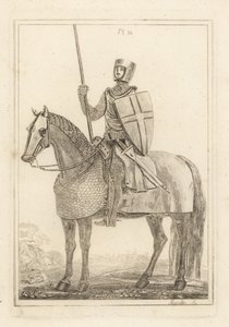 Kral Henry II zamanının zırhlı şövalyesi veya silahlı adam by Unbekannt