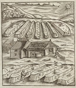 Güherçilenin hazırlanması - Lazarus Ecker tarafından Description des ores et des ana yöntemler de exploitation miniere