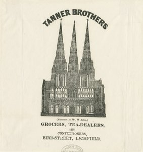 Lichfield Katedrali - Batı Cephesi: baskı ve [?19th Century] by Unbekannt