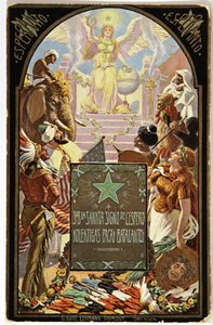 Edebiyat. Dilbilim. Esperanto Alegorisi (Avrupa ortak dili.) Kartpostal, Macaristan by Unbekannter Künstler