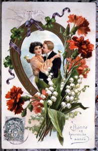 Şans tılsımı. 20. yüzyıl başları (kartpostal) by Unbekannter Künstler