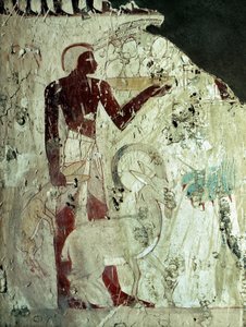 Luksor Thebes: soyluların nekropolü, adakların taşıyıcısı (18. Hanedan).