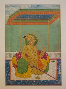 Maharaja Ajit Singh, Resim, Mehrangarh Kalesi, Jodhpur, Rajasthan, Hindistan, Asya (fotoğraf) by Unbekannter Künstler