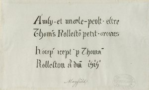 Mayfield Kilisesi - Thomas Rolleston