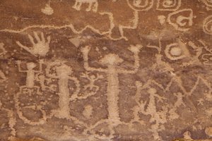 Mesa Verde, Amerikan Petroglifleri Anasazi veya Pueblo atalarının insanları