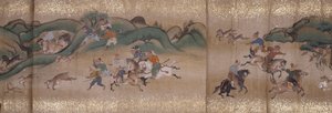 Maymun Avı (mürekkep, renkler, kağıt) by Unbekannter Künstler