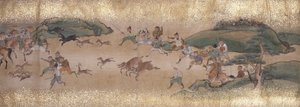 Maymun Avı (mürekkep, renkler, kağıt) by Unbekannter Künstler