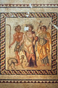 Antakya, Türkiye'den Dionysos Mozaiği by Unbekannt