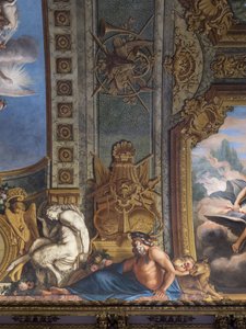 Mitolojik figürler. Francois Perrier (1594-1649) tarafından boyanmış dekor by Unbekannt