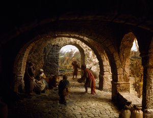 Doğuş, doğuş diorama, İspanya, 20. yüzyıl by William M. Timlin
